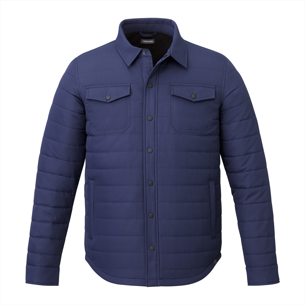 Porter Eco Insulated Shacket - Mens – Jackets – Apparel Range – available in Black and Vintage Navy – thumbnail 2 of 18
