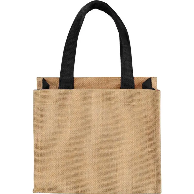Mini Jute Gift Tote 5L – Shoppers – available in black colour