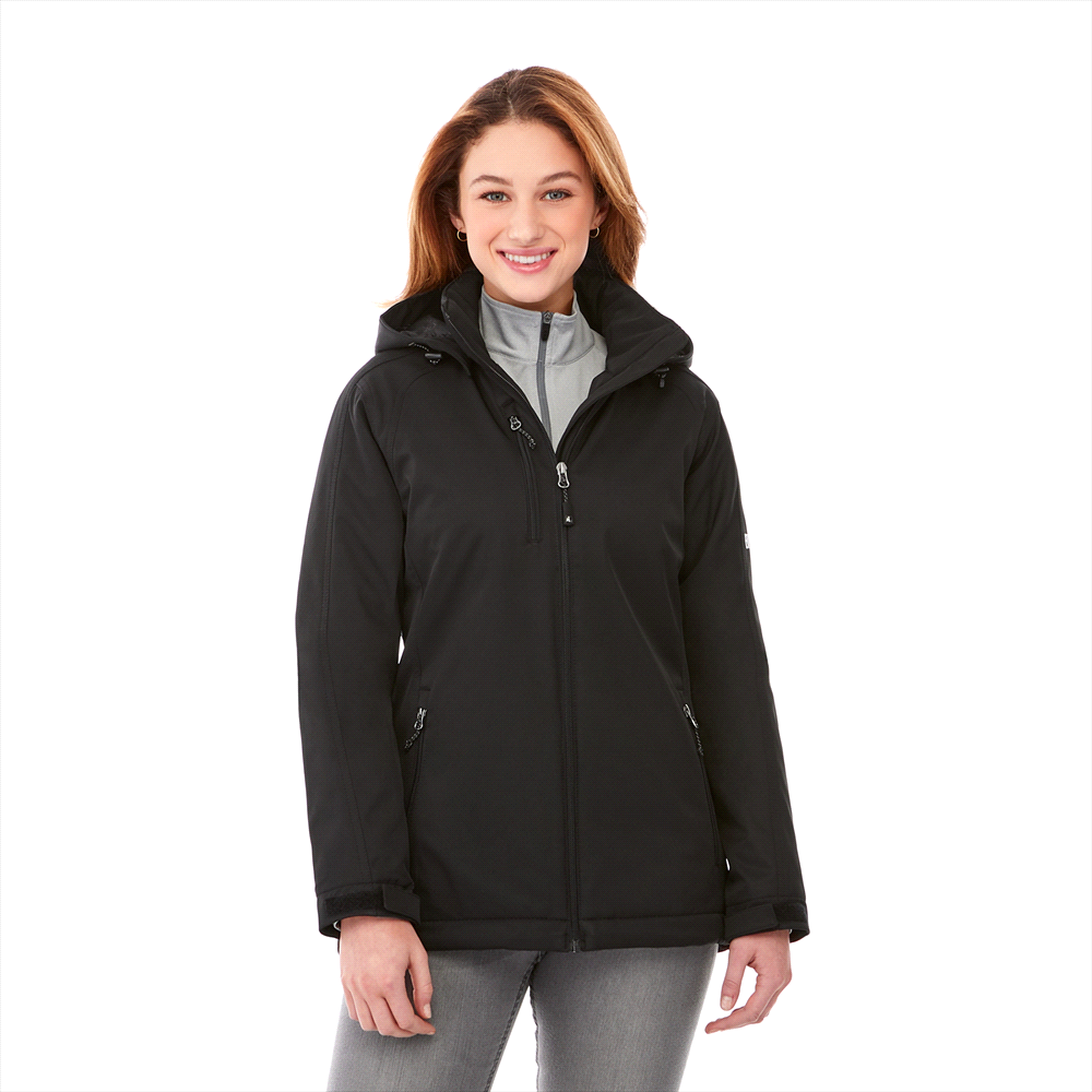Bryce Insulated Softshell Jacket - Womens – Jackets – Apparel Range – available in Black – thumbnail 1 of 9