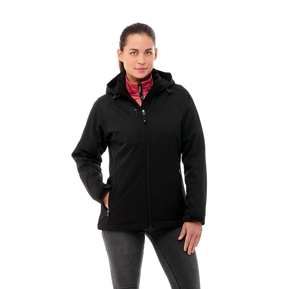 Bryce Insulated Softshell Jacket - Womens – Jackets – Apparel Range – available in Black – thumbnail 2 of 9