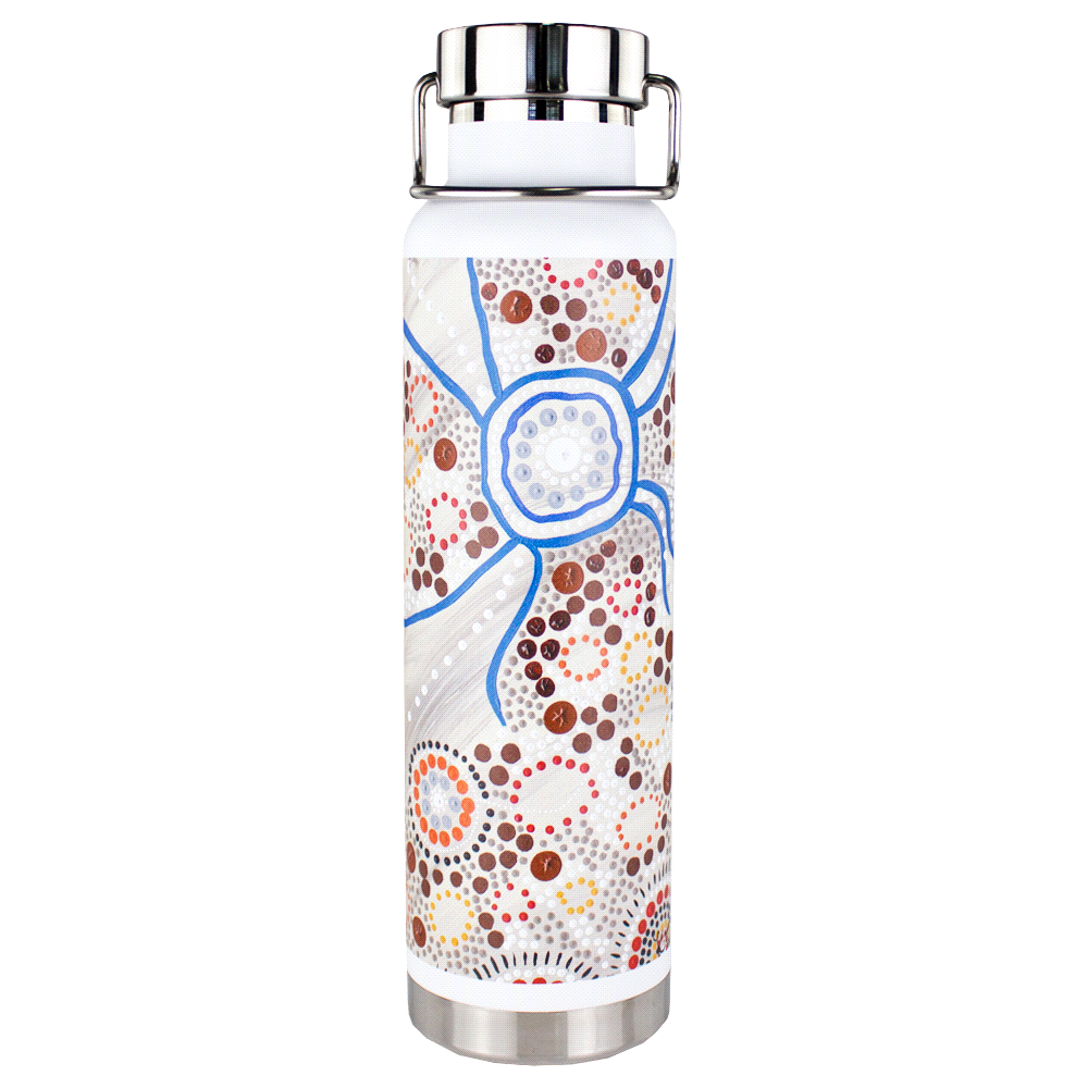 Darani Recycled SS Thor Copper Vacuum Insulated Bottle 650ml – Drink Bottles – The Range – available in Black and White – thumbnail 3 of 20