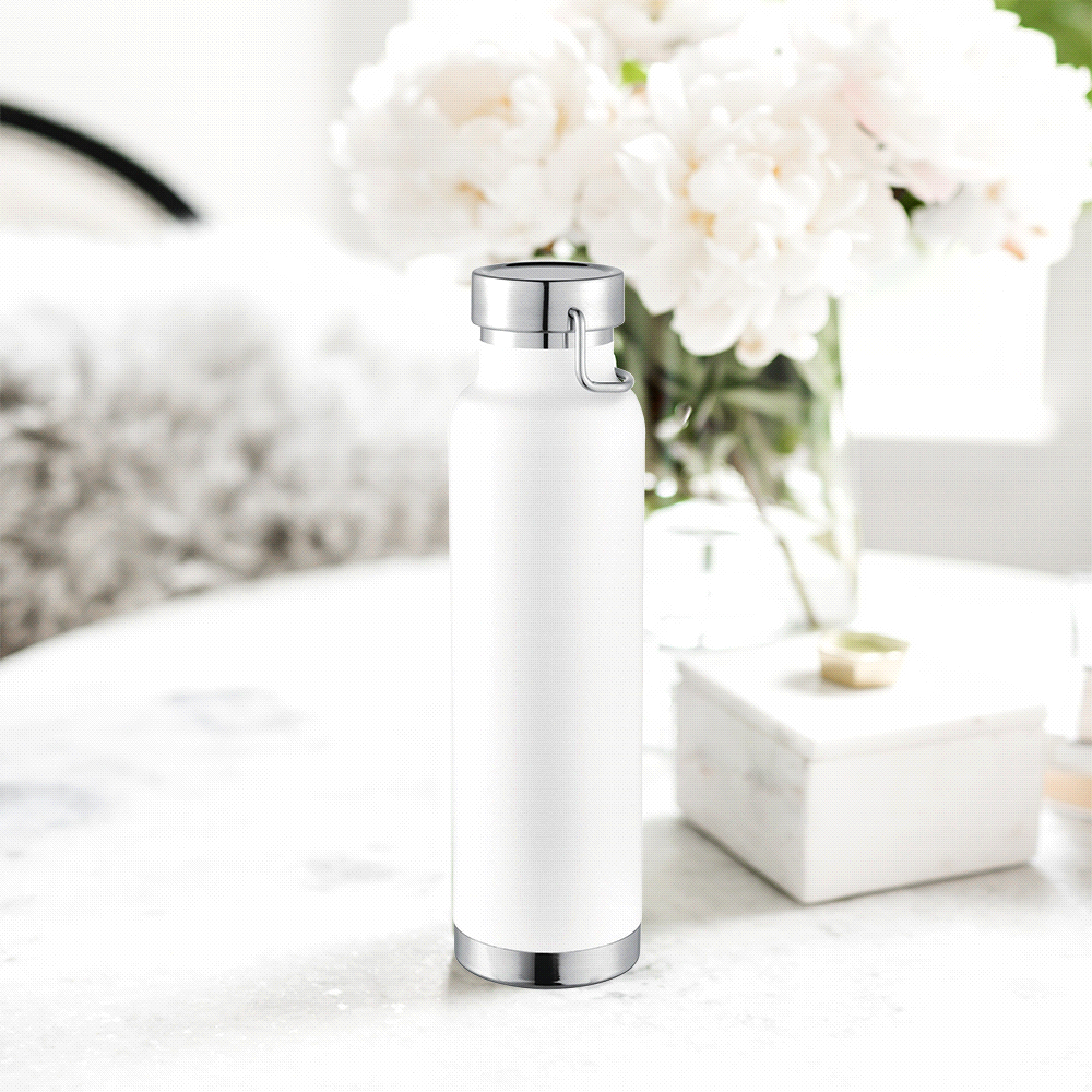 Darani Recycled SS Thor Copper Vacuum Insulated Bottle 650ml – Drink Bottles – The Range – available in Black and White – thumbnail 20 of 20