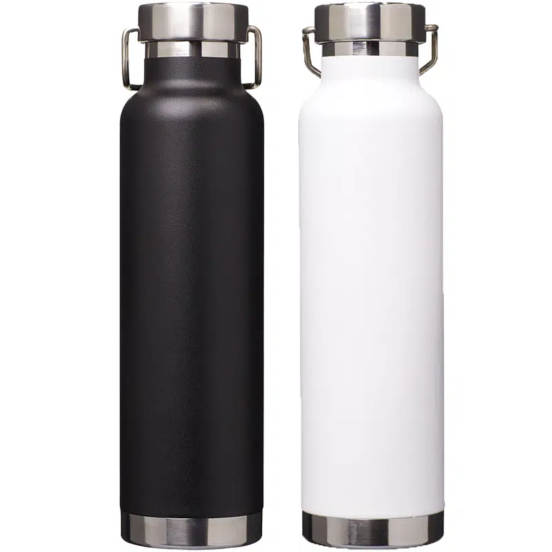 Darani Recycled SS Thor Copper Vacuum Insulated Bottle 650ml – Drink Bottles – available in black colour