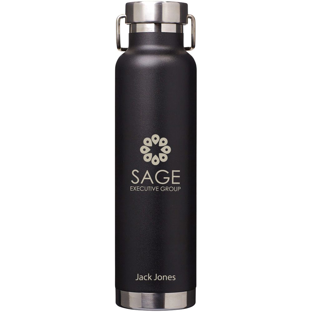 Darani Recycled SS Thor Copper Vacuum Insulated Bottle 650ml – Drink Bottles – The Range – available in Black and White – thumbnail 11 of 20
