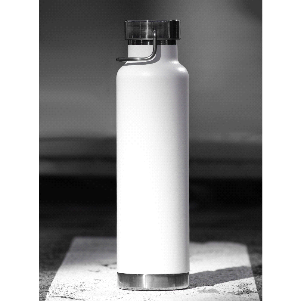 Darani Recycled SS Thor Copper Vacuum Insulated Bottle 650ml – Drink Bottles – The Range – available in Black and White – thumbnail 8 of 20
