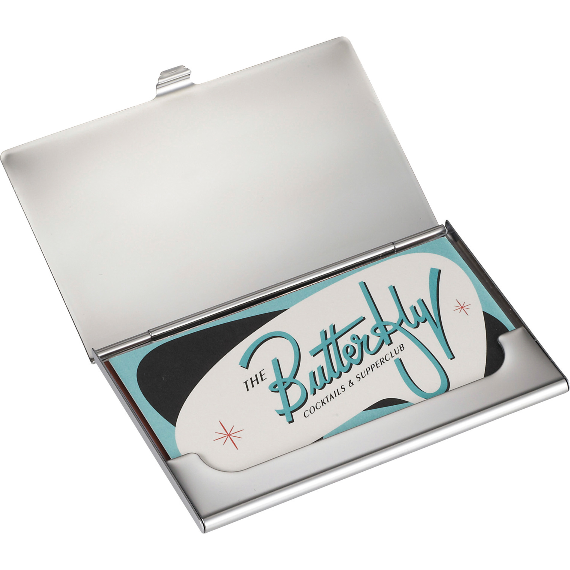Traverse Business Card Holder – Wallets & Purses – Global Stock – available in Silver – thumbnail 2 of 3