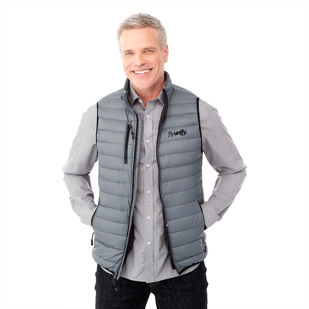 Whistler Light Down Vest - Mens – Jackets – Apparel Range – available in Black, New Royal, Orange, Steel Grey and Team Red – thumbnail 1 of 14