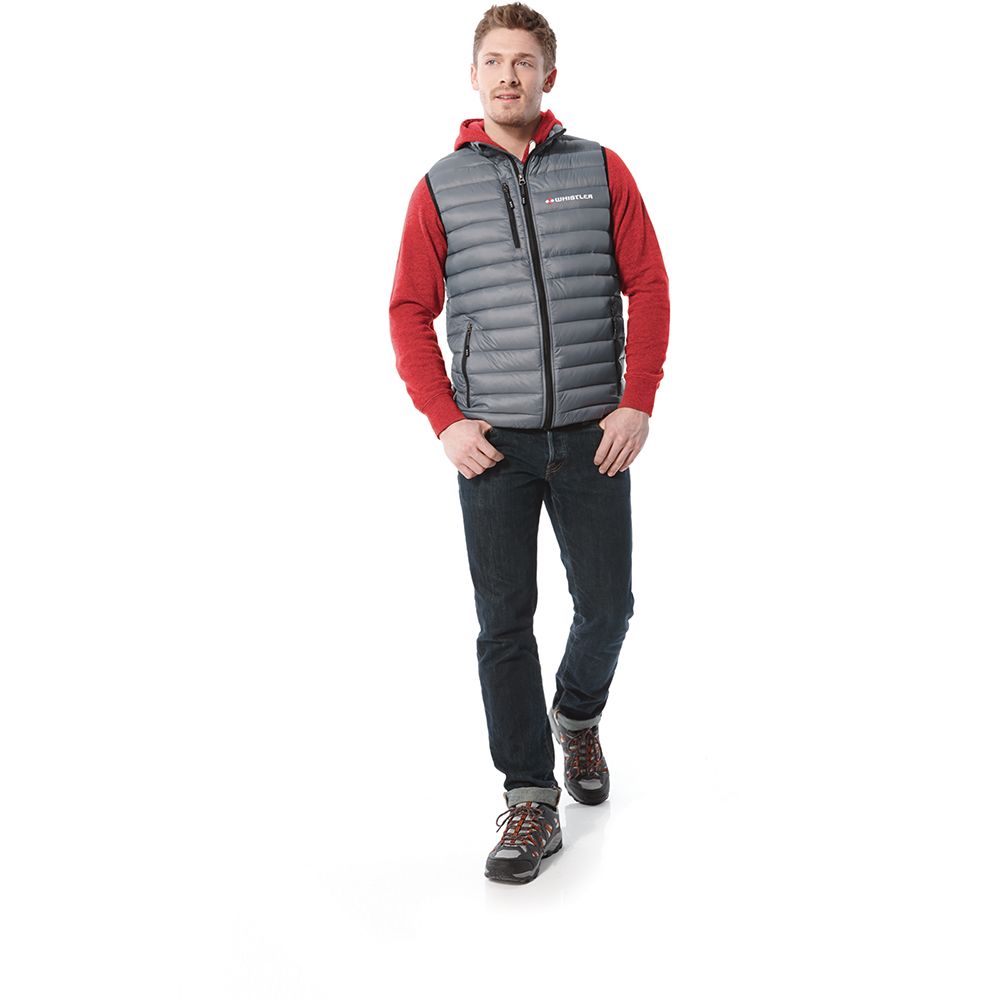Whistler Light Down Vest - Mens – Jackets – Apparel Range – available in Black, New Royal, Orange, Steel Grey and Team Red – thumbnail 4 of 14