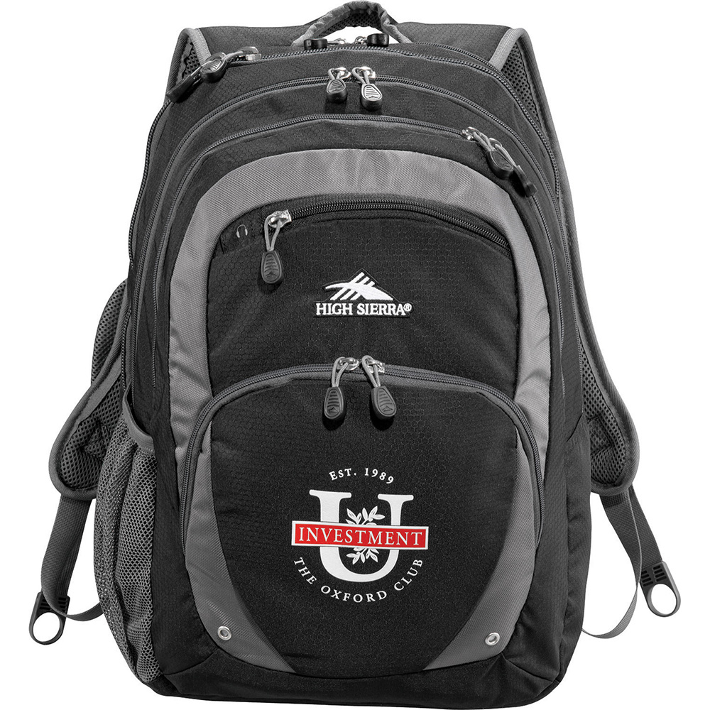 High Sierra Overtime Fly-By 17" 39L Compu-Backpack – Backpacks – The Range – available in Black – thumbnail 5 of 7