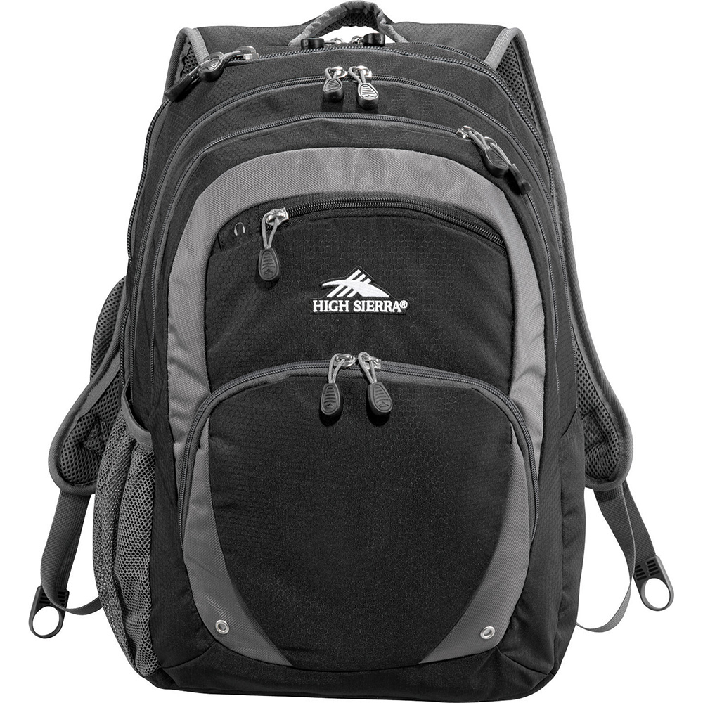 High Sierra Overtime Fly-By 17" 39L Compu-Backpack – Backpacks – The Range – available in Black – thumbnail 1 of 7