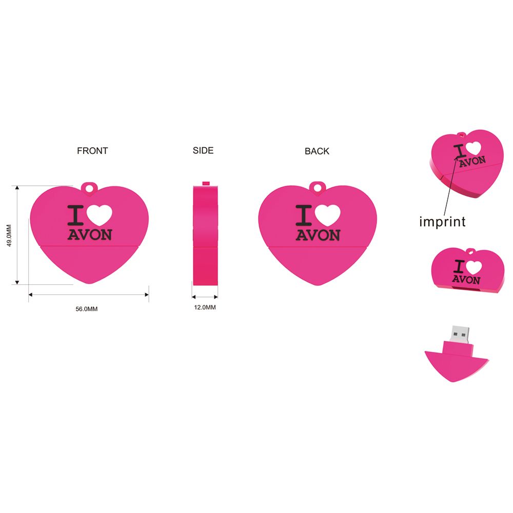 2D Custom USB Flash Drive - Factory Direct Indent Pricing – USB Drives – The Range – available in Multicolour – thumbnail 28 of 68