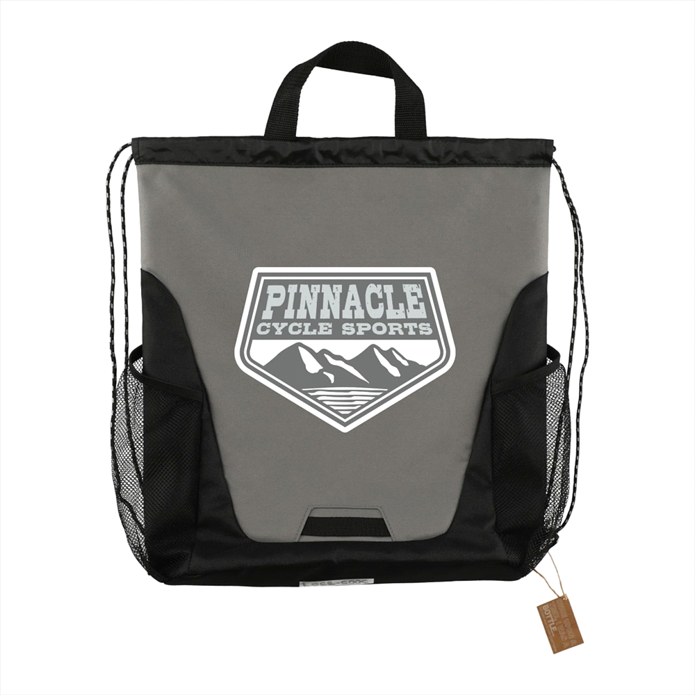 Rainier Recycled Drawstring Bag – Drawstring Bags – Global Stock – thumbnail 3 of 3
