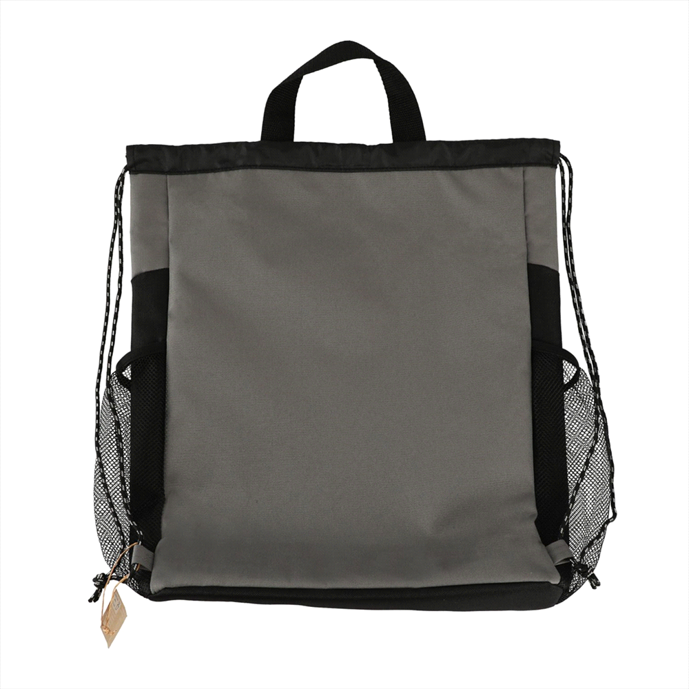 Rainier Recycled Drawstring Bag – Drawstring Bags – Global Stock – thumbnail 2 of 3