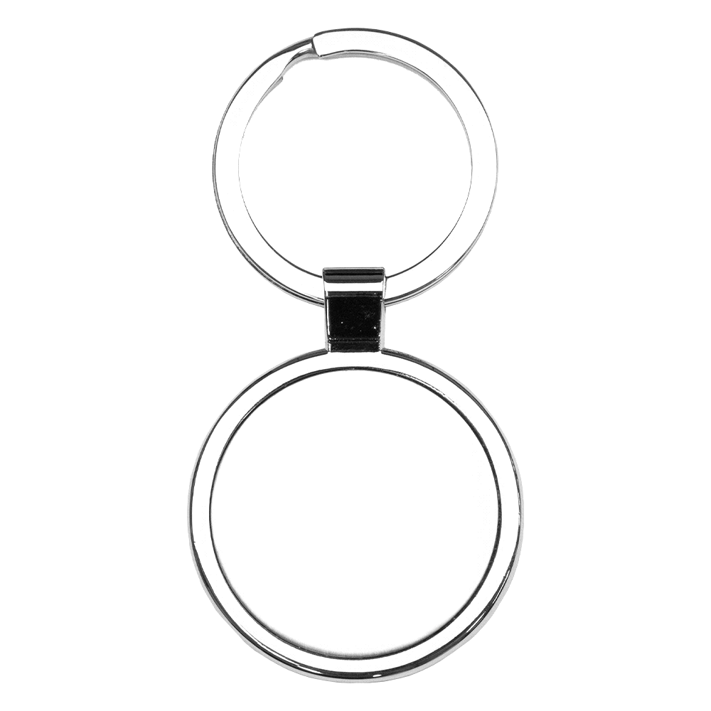 Metal Keyring – Keyrings – The Range – available in Silver – thumbnail 3 of 3