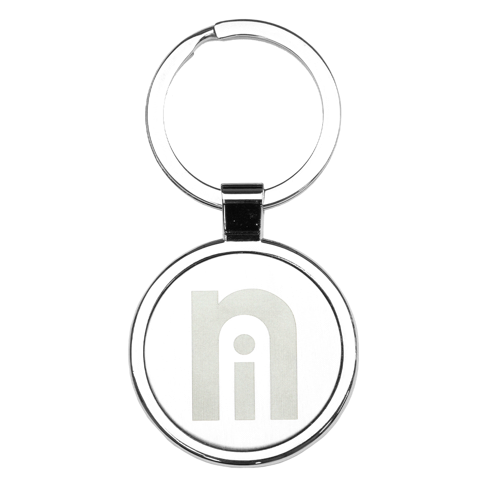 Metal Keyring – Keyrings – The Range – available in Silver – thumbnail 2 of 3