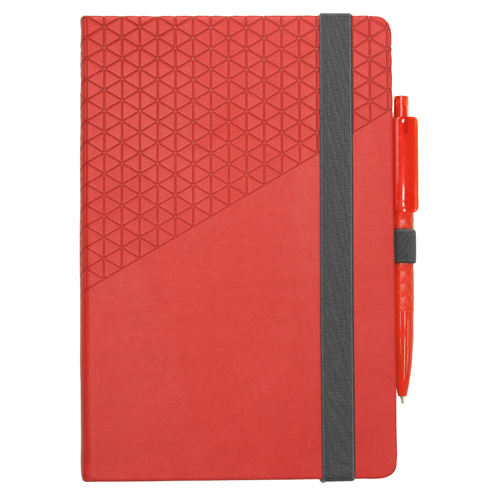 Geo Notebook & Pen Set – Gift Sets – The Range – available in Black, Orange and Red – thumbnail 4 of 13