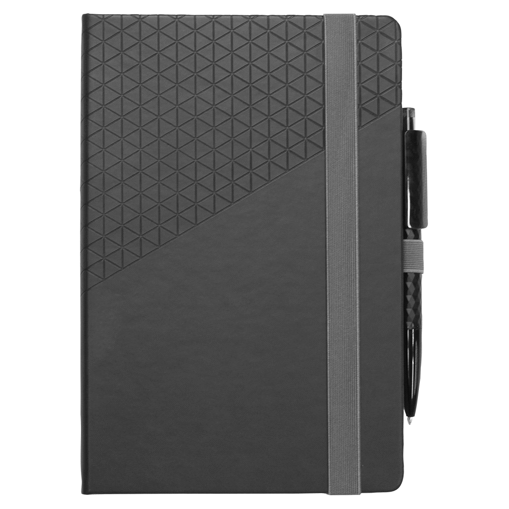 Geo Notebook & Pen Set – Gift Sets – The Range – available in Black, Orange and Red – thumbnail 2 of 13
