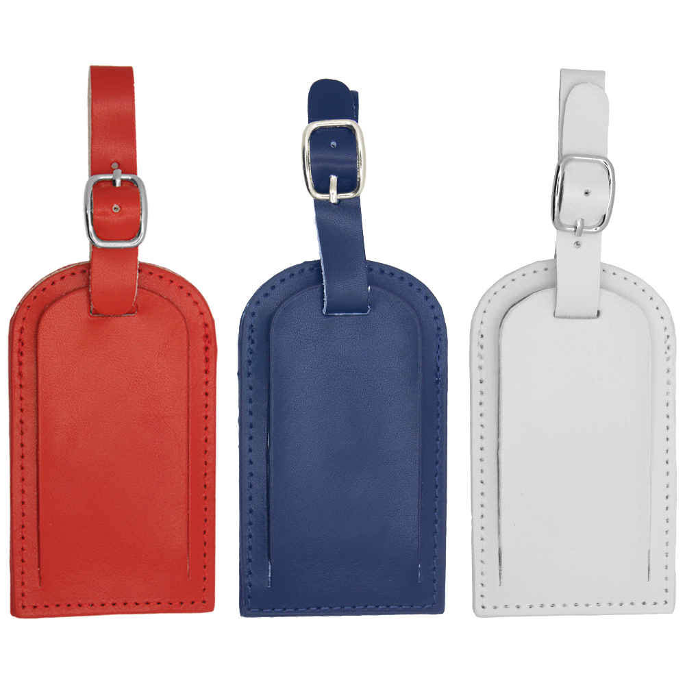 Coloured Luggage Tag – Luggage Tags – The Range – available in Blue, Red and White – thumbnail 1 of 11
