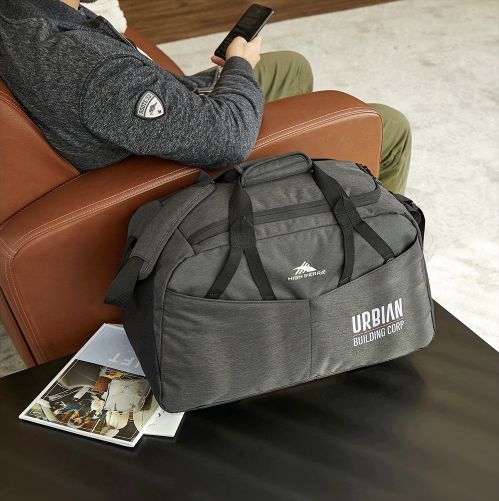 High Sierra Forester RPET Duffle 30L – Duffle/Sports Bags – The Range – available in Graphite – thumbnail 2 of 14