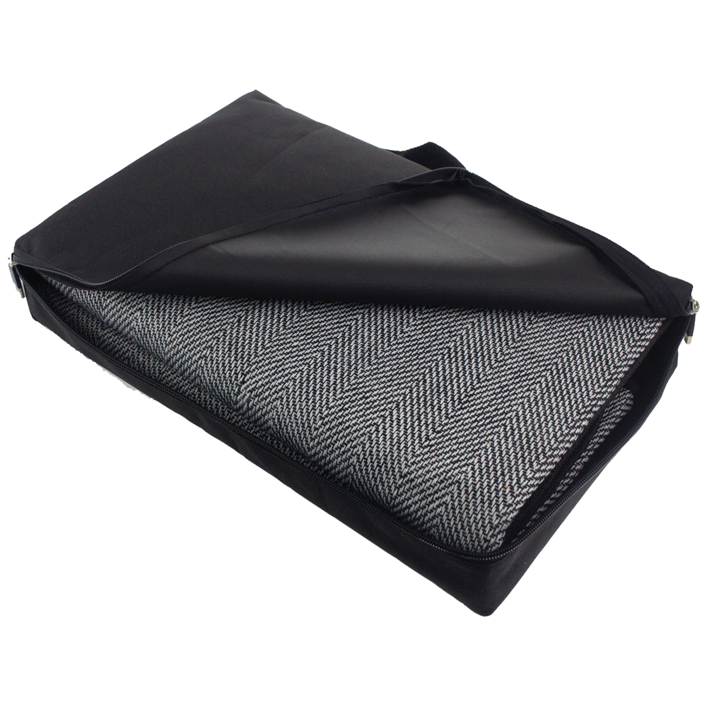 Día De Campo Rug w/ Waterproof Backing – Blankets – The Range – available in Black and Blue – thumbnail 6 of 13
