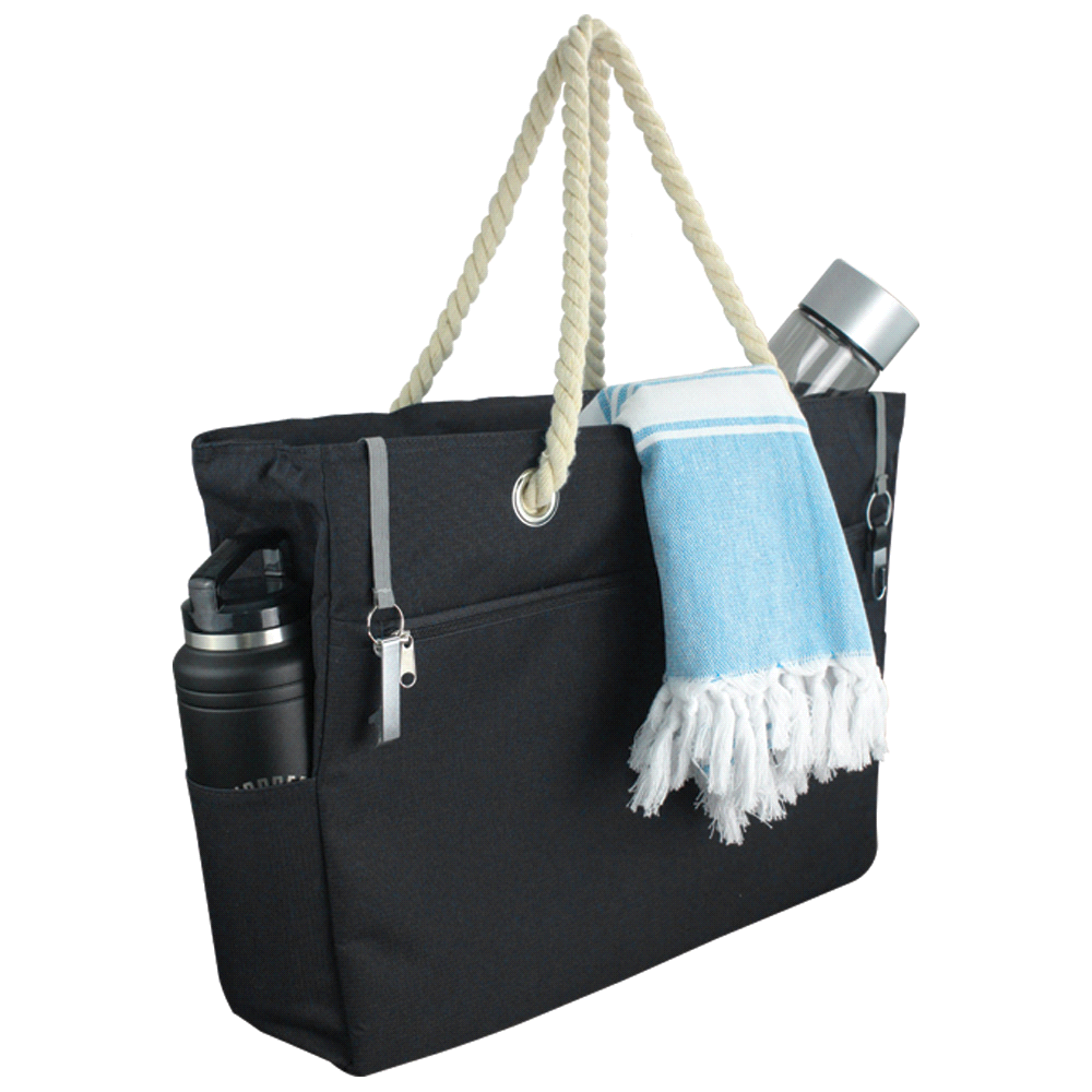Trekk Destin Waterproof Beach Bag 26L – Cooler Bags – The Range – available in Black and Navy – thumbnail 8 of 19