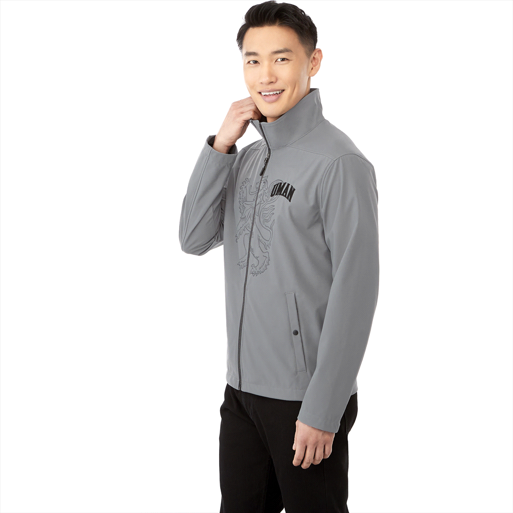 Karmine Softshell Jacket - Mens – Jackets – Apparel Range – available in Black, Dark Citron Green, Olympic Blue, Team Red and Vintage Navy – thumbnail 8 of 21