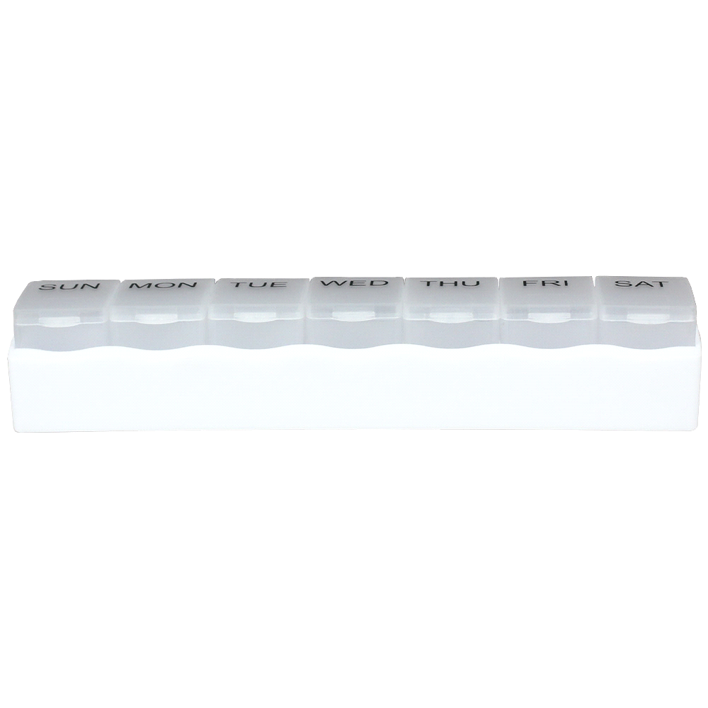 Weekly Pill Organiser – Travel Bags – The Range – available in White – thumbnail 5 of 8