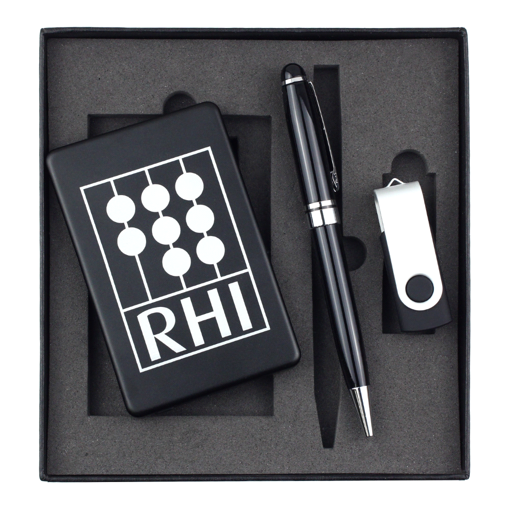 Powerbank, USB (4GB) & Pen Giftset – Gift Sets – The Range – available in Black – thumbnail 4 of 8