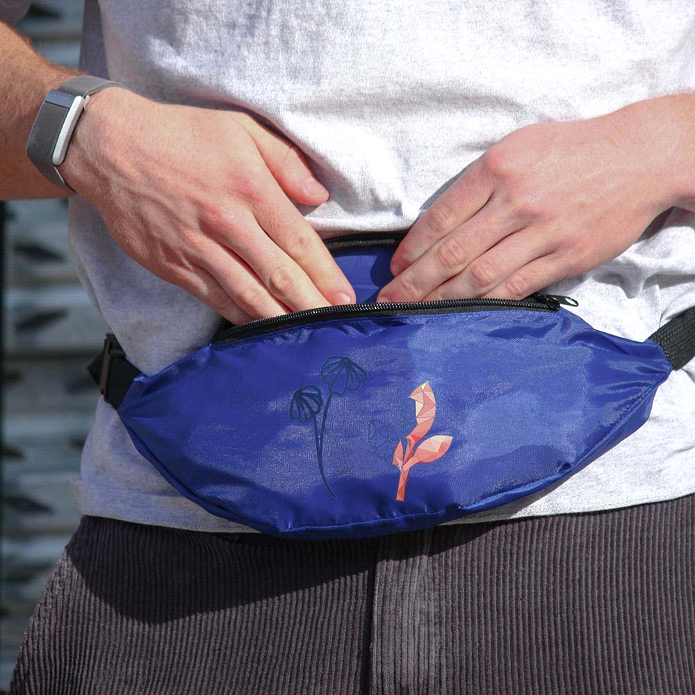 Hipster Budget Bum Bag – Bum Bags – The Range – available in Black and Royal blue – thumbnail 12 of 13