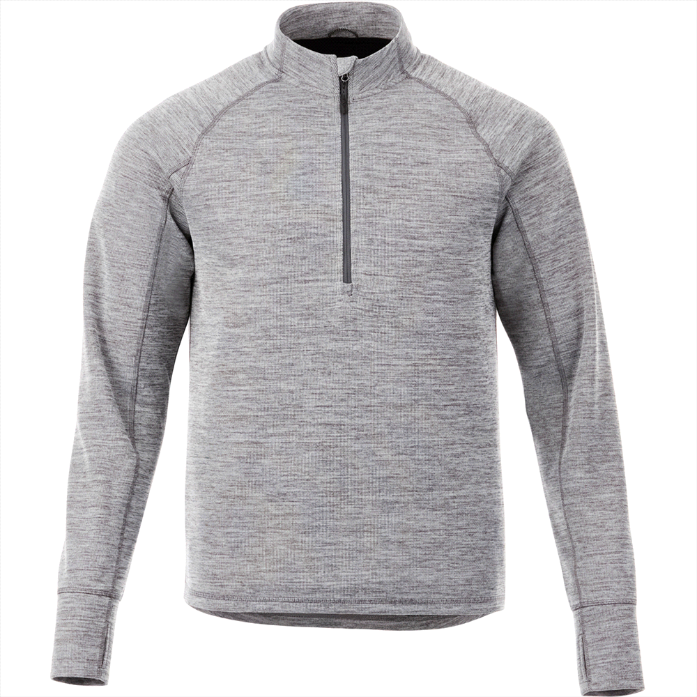 Crane Knit Half Zip - Mens – Hoodies – Apparel Range – available in Black, Invictus Heather and Maroon Heather – thumbnail 8 of 15
