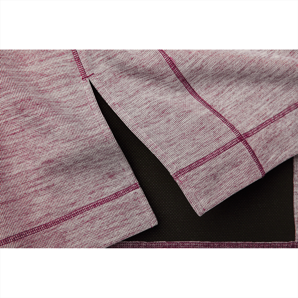 Crane Knit Half Zip - Mens – Hoodies – Apparel Range – available in Black, Invictus Heather and Maroon Heather – thumbnail 11 of 15