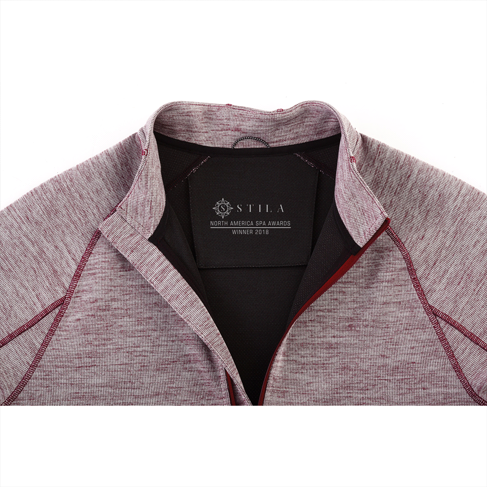 Crane Knit Half Zip - Mens – Hoodies – Apparel Range – available in Black, Invictus Heather and Maroon Heather – thumbnail 12 of 15