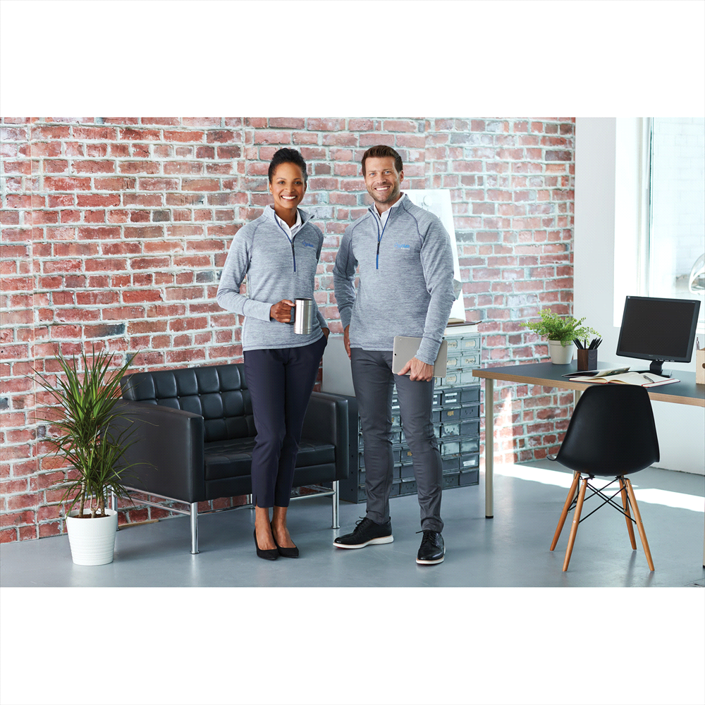 Crane Knit Half Zip - Mens – Hoodies – Apparel Range – available in Black, Invictus Heather and Maroon Heather – thumbnail 14 of 15