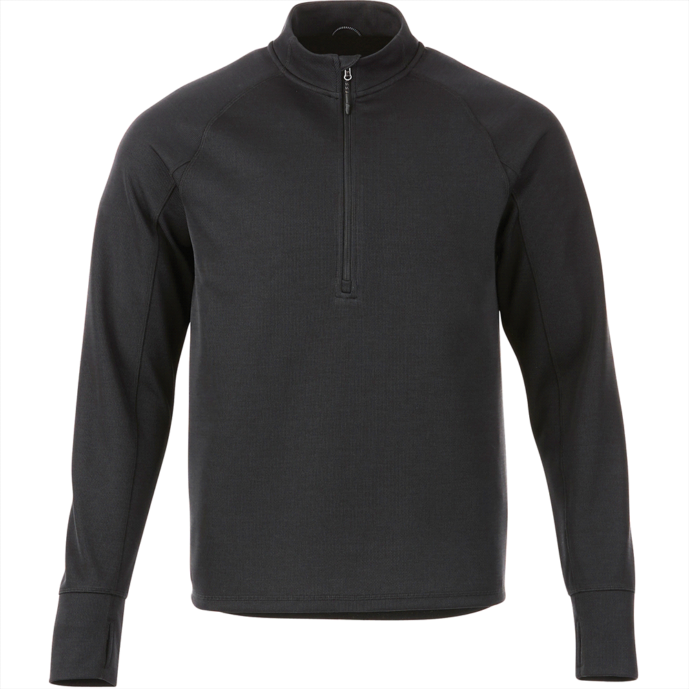 Crane Knit Half Zip - Mens – Hoodies – Apparel Range – available in Black, Invictus Heather and Maroon Heather – thumbnail 9 of 15
