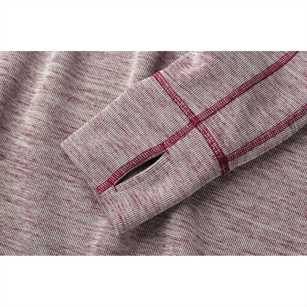 Crane Knit Half Zip - Mens – Hoodies – Apparel Range – available in Black, Invictus Heather and Maroon Heather – thumbnail 13 of 15