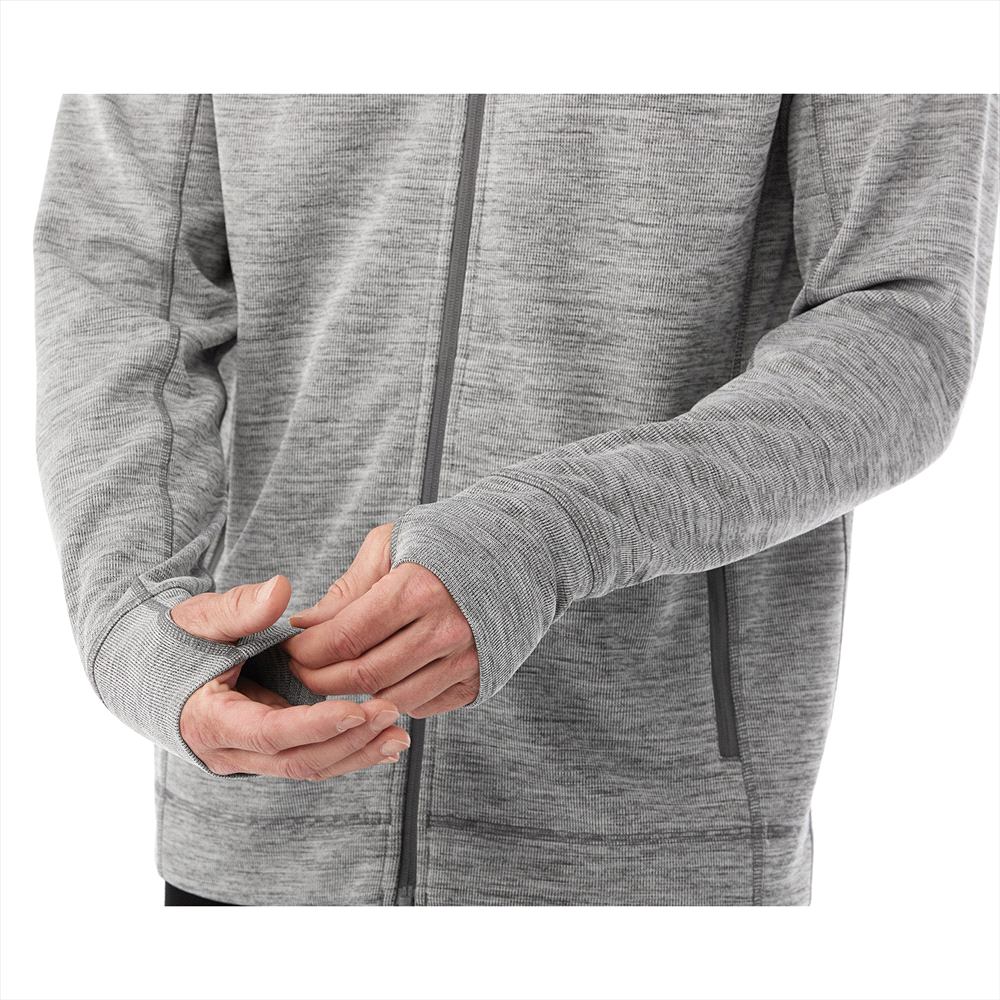 Odell Knit Zip Hoody - Mens – Hoodies – Apparel Range – available in Black, Invictus Heather and Maroon Heather – thumbnail 5 of 17