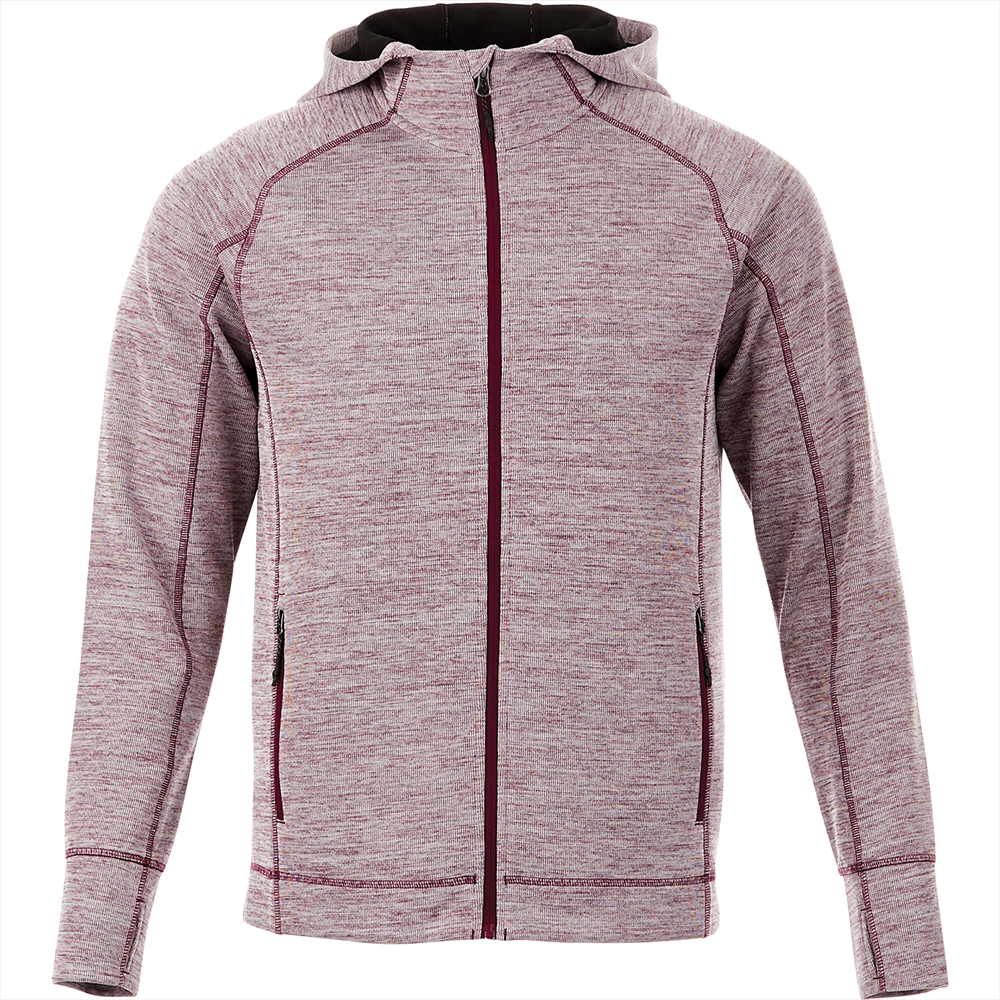 Odell Knit Zip Hoody - Mens – Hoodies – Apparel Range – available in Black, Invictus Heather and Maroon Heather – thumbnail 7 of 17
