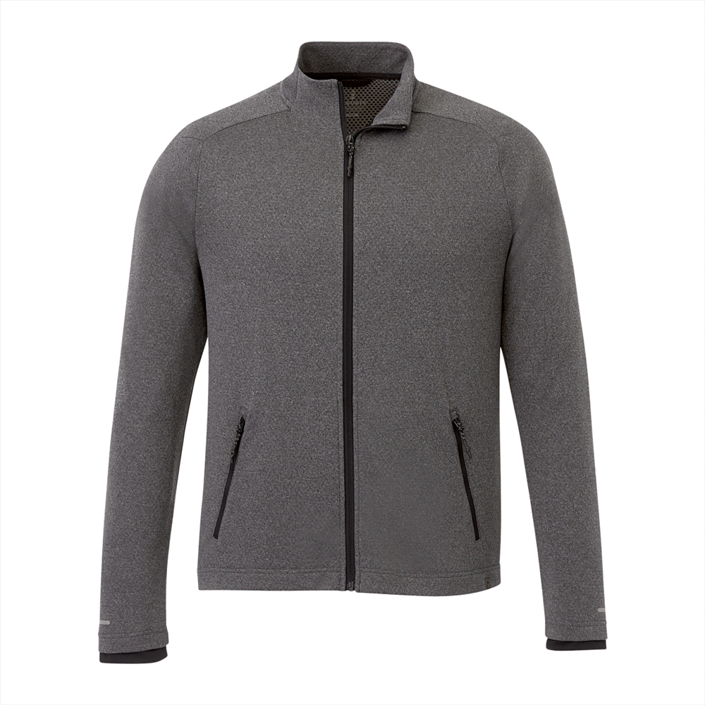 Asgard Eco Knit Jacket - Mens – Jackets – Apparel Range – available in Black, Heather Dark Charcoal, New Royal Heather, Silver Heather and 1 more – thumbnail 3 of 31