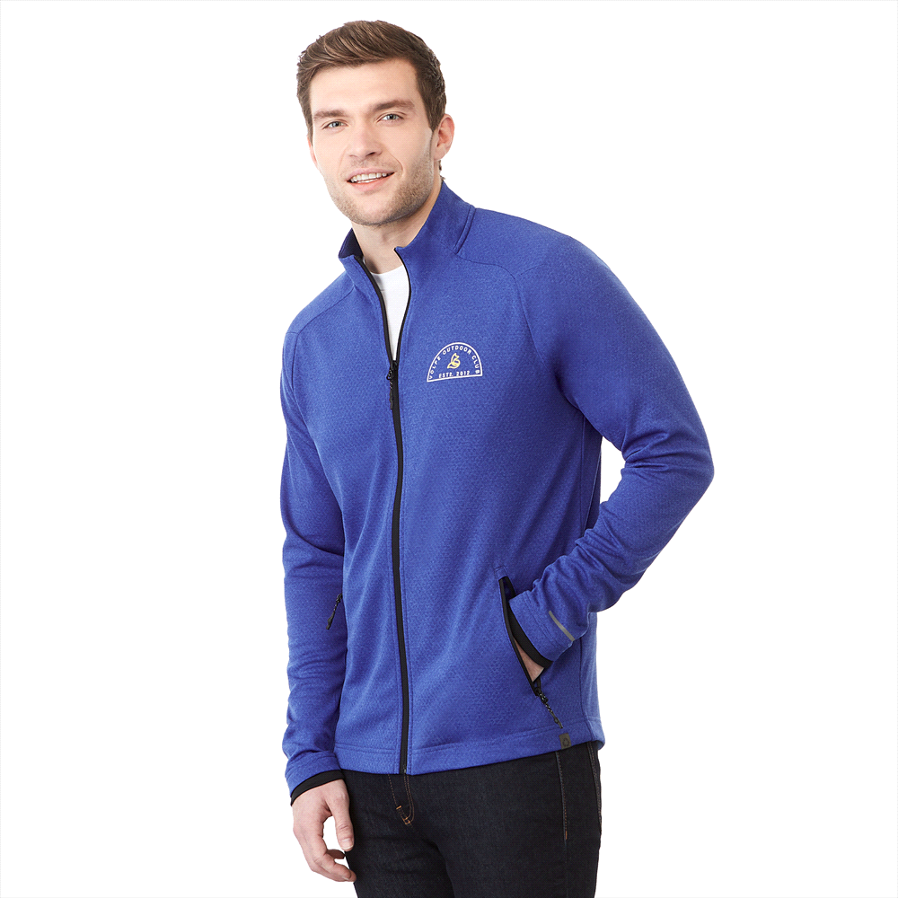 Asgard Eco Knit Jacket - Mens – Jackets – Apparel Range – available in Black, Heather Dark Charcoal, New Royal Heather, Silver Heather and 1 more – thumbnail 10 of 31