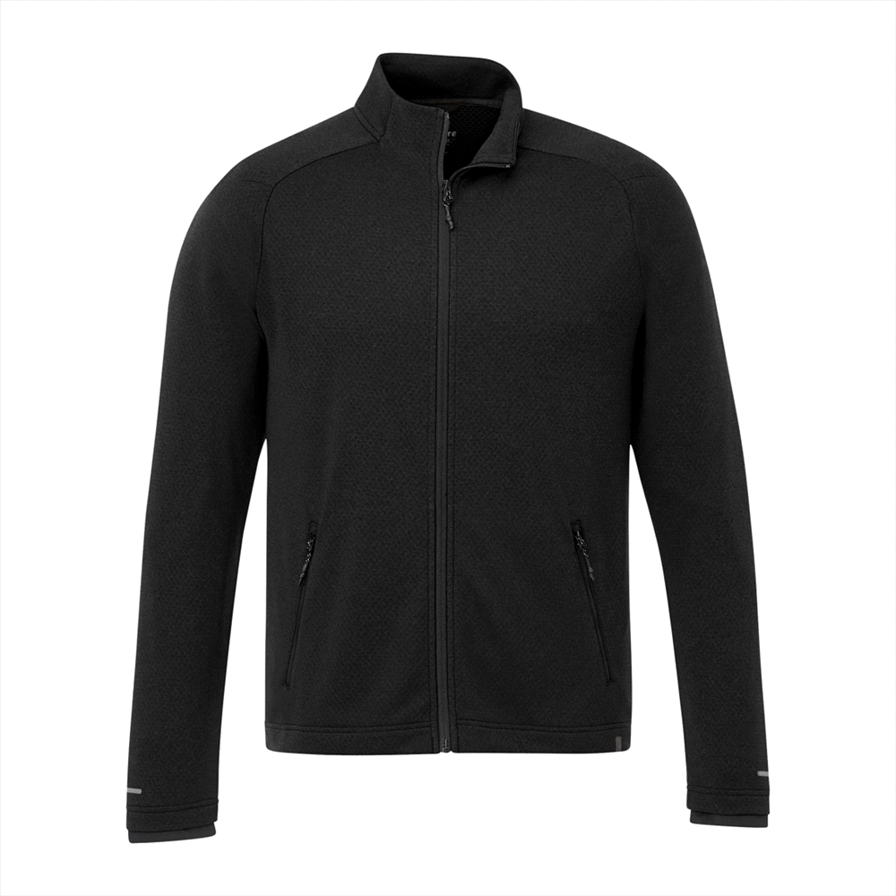 Asgard Eco Knit Jacket - Mens – Jackets – Apparel Range – available in Black, Heather Dark Charcoal, New Royal Heather, Silver Heather and 1 more – thumbnail 4 of 31