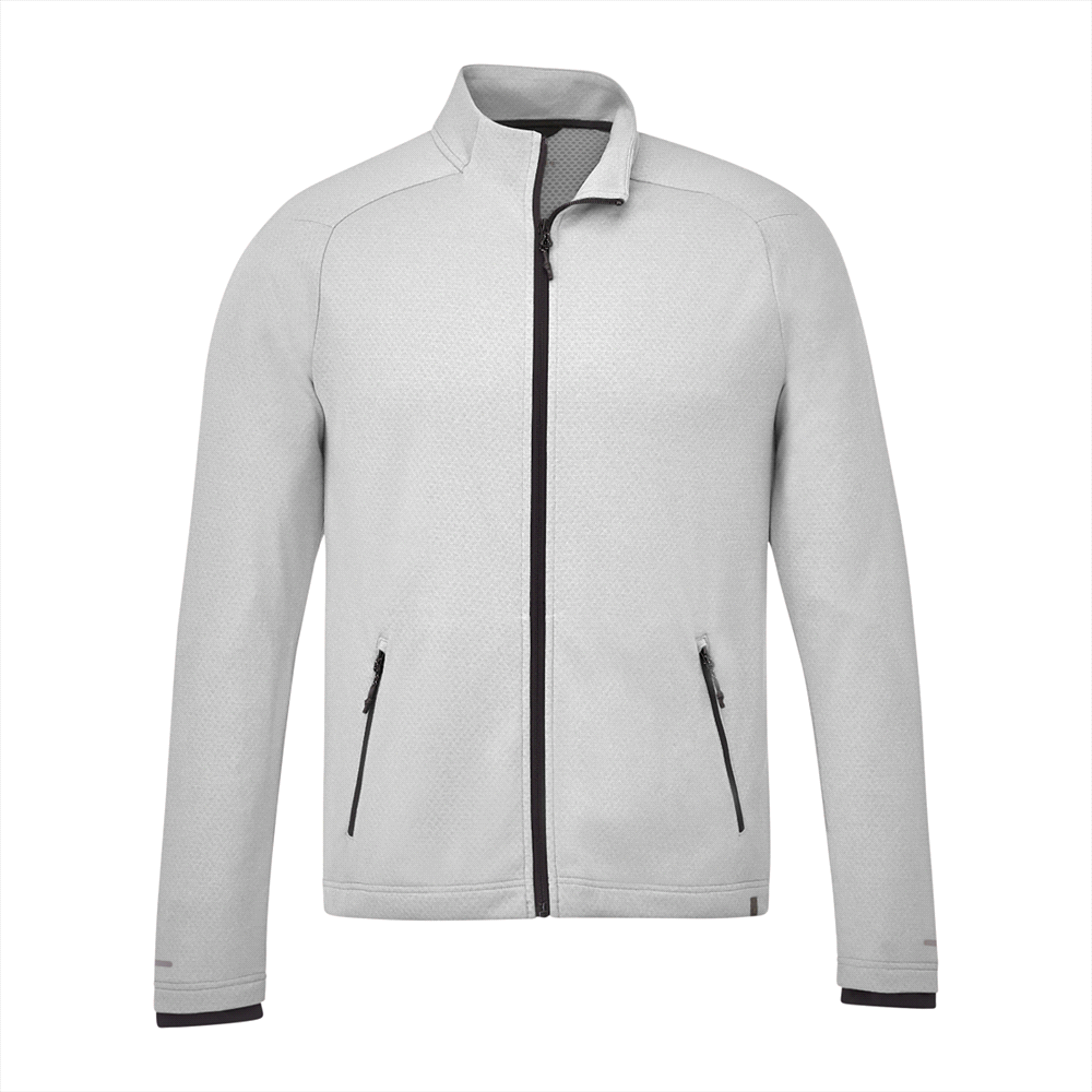Asgard Eco Knit Jacket - Mens – Jackets – Apparel Range – available in Black, Heather Dark Charcoal, New Royal Heather, Silver Heather and 1 more – thumbnail 6 of 31