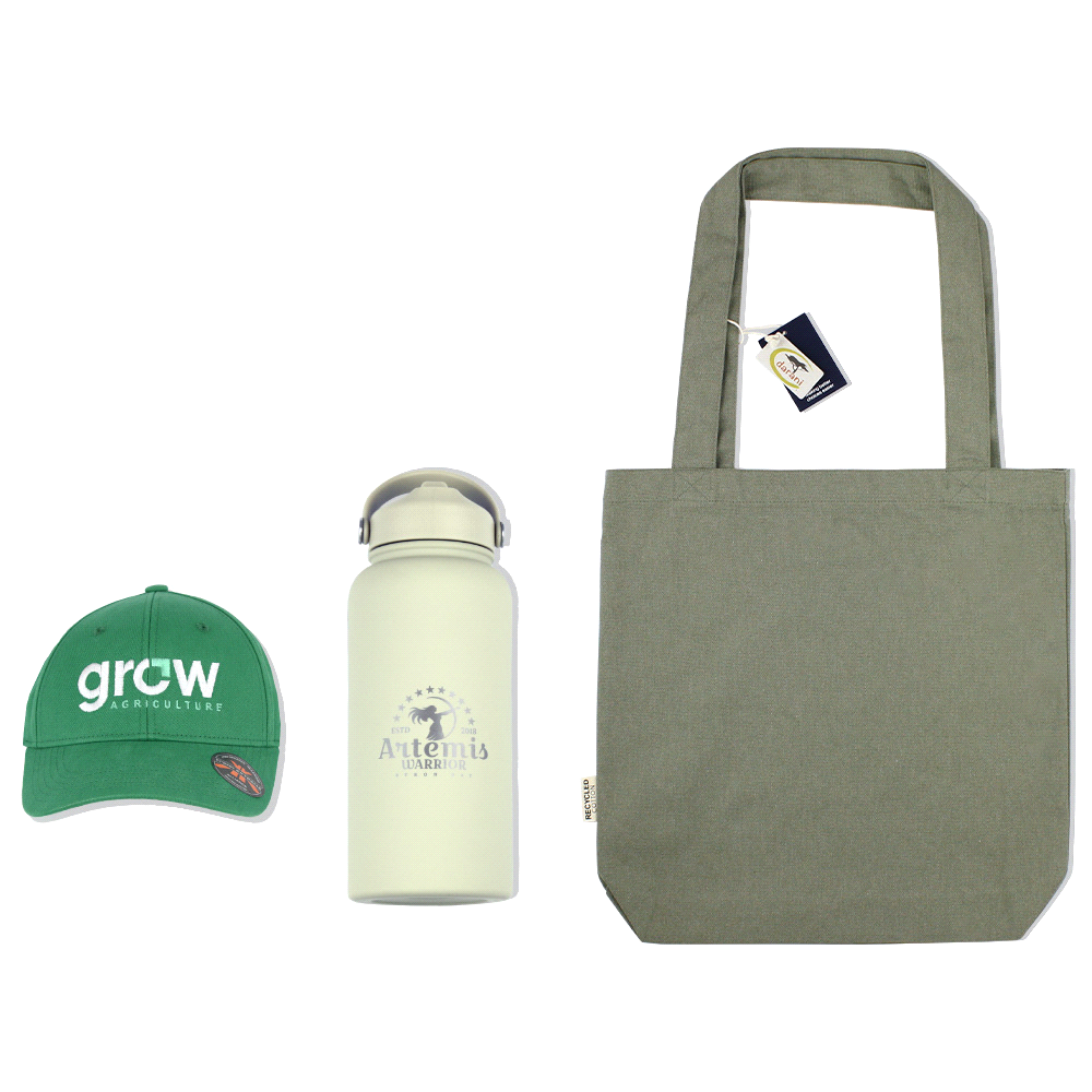 Summer Essentials Pack – Tote Bags – The Range – available in Black, Green, Navy and White – thumbnail 3 of 9