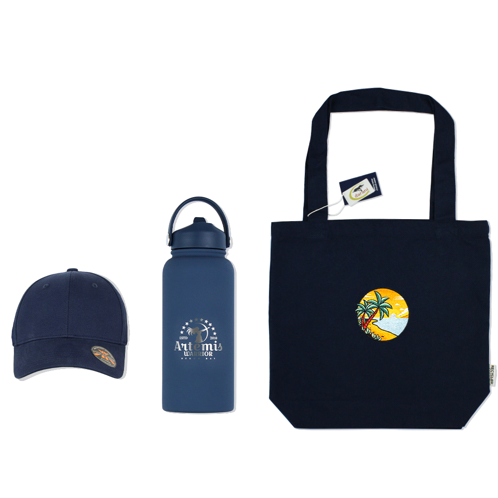 Summer Essentials Pack – Tote Bags – The Range – available in Black, Green, Navy and White – thumbnail 4 of 9