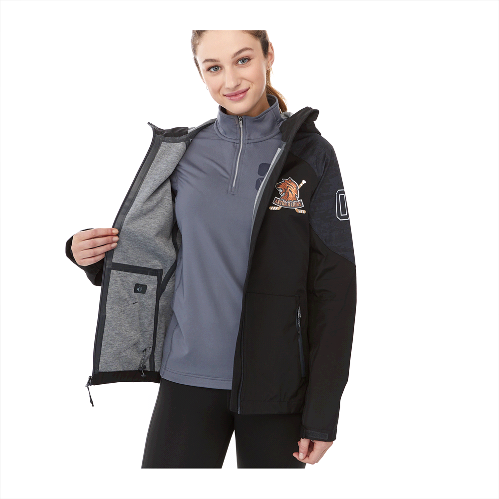 Index Softshell Jacket - Womens – Jackets – Apparel Range – available in Black, New Royal, Saffron and Vintage Red – thumbnail 4 of 17