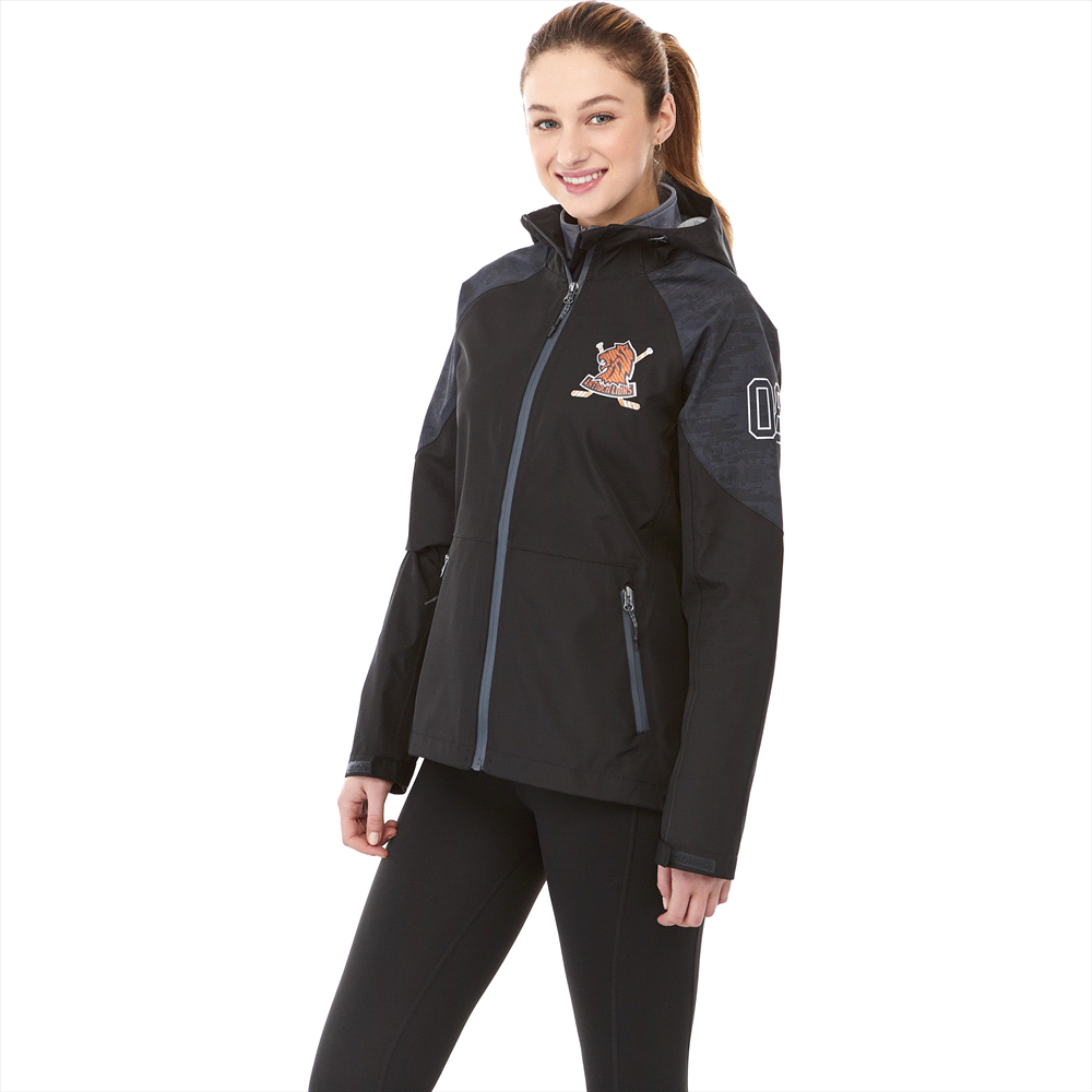Index Softshell Jacket - Womens – Jackets – Apparel Range – available in Black, New Royal, Saffron and Vintage Red – thumbnail 3 of 17