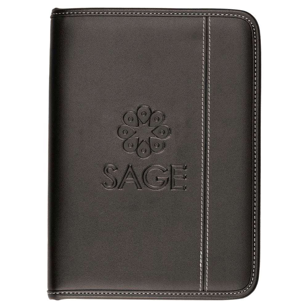 A5 Zippered Compendium – Compendiums – The Range – available in Black – thumbnail 3 of 3