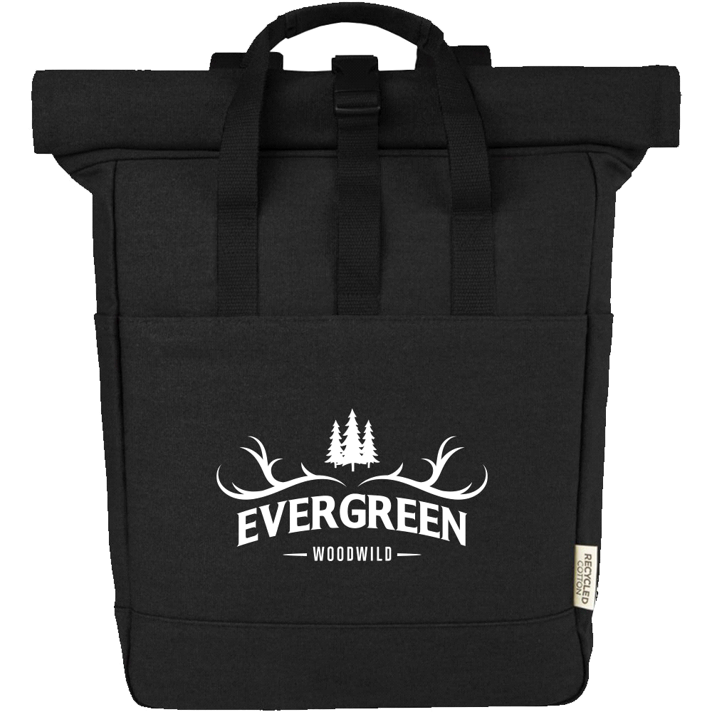 Darani GRS Recycled Canvas Backpack Tote 24L – Backpacks – The Range – available in Black – thumbnail 8 of 9