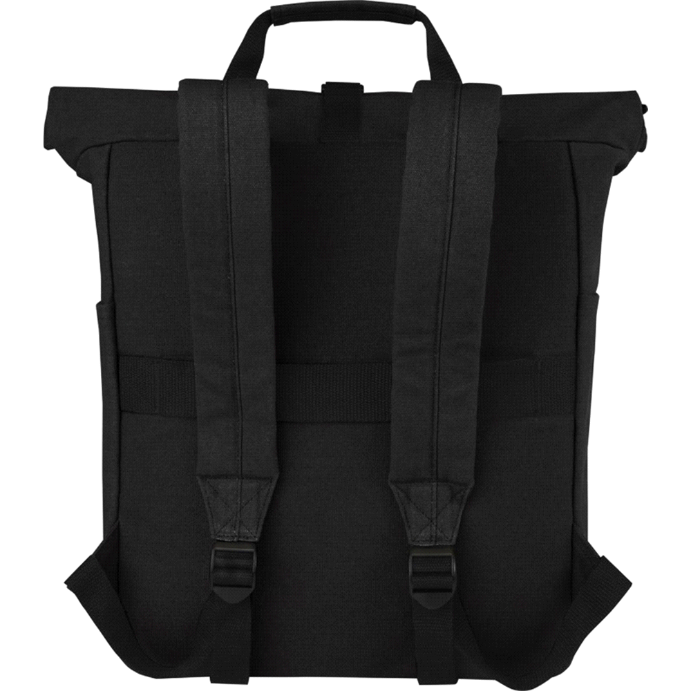 Darani GRS Recycled Canvas Backpack Tote 24L – Backpacks – The Range – available in Black – thumbnail 9 of 9