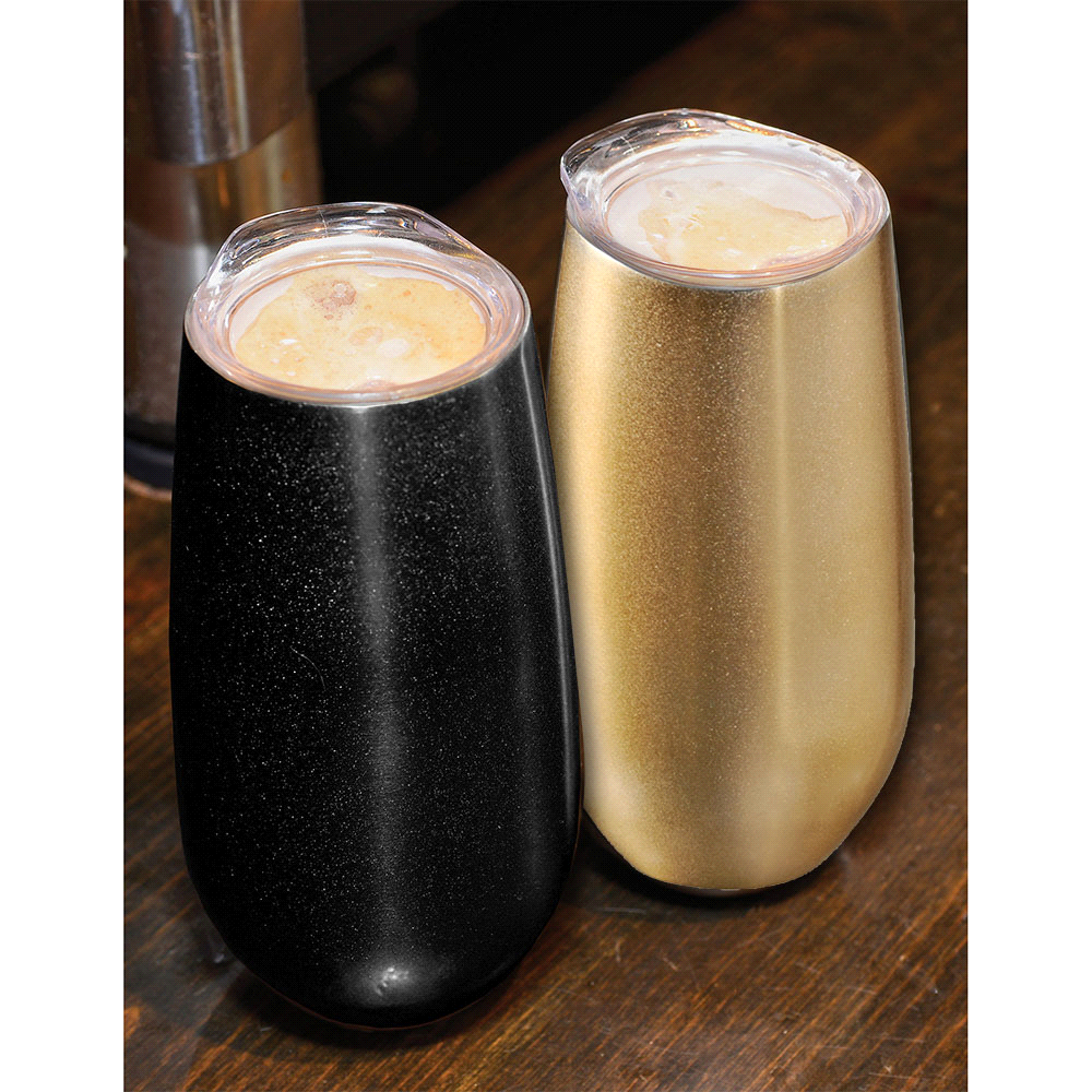 Rosa 170ml Vacuum Champagne Flute – Drink Bottles – The Range – available in Black, Gold and White – thumbnail 10 of 18