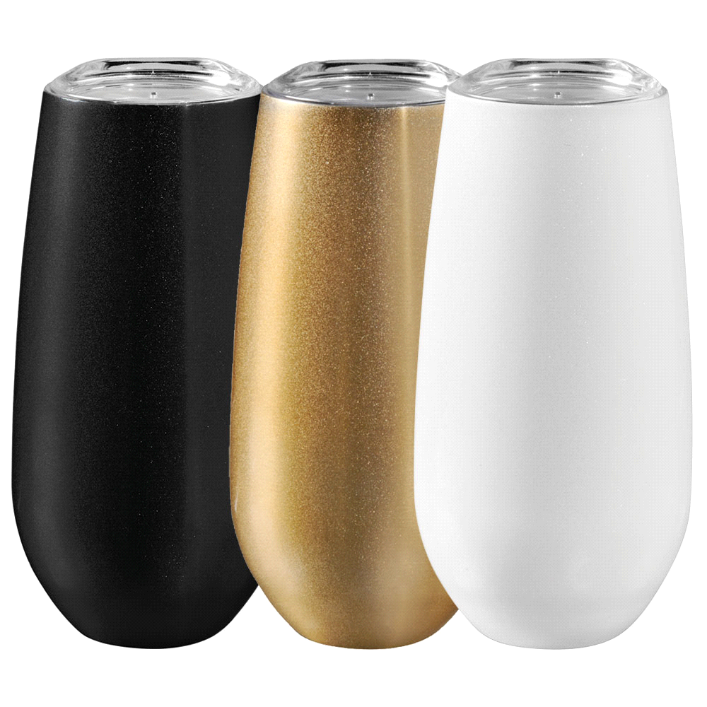 Rosa 170ml Vacuum Champagne Flute – Drink Bottles – The Range – available in Black, Gold and White – thumbnail 2 of 18